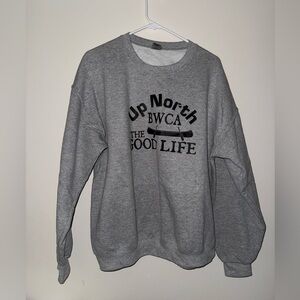 Grey sweatshirt